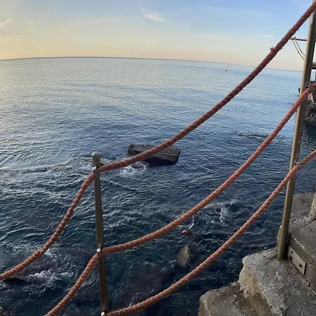Apartmán La Casa Di Samantha A Regina A Picco Sul Mare Con Piscina Pieve Ligure