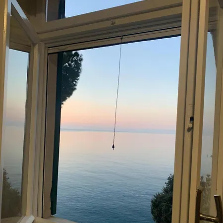 Apartmán La Casa Di Samantha A Regina A Picco Sul Mare Con Piscina Pieve Ligure