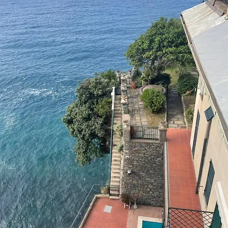 Lägenhet La Casa Di Samantha A Regina A Picco Sul Mare Con Piscina Pieve Ligure