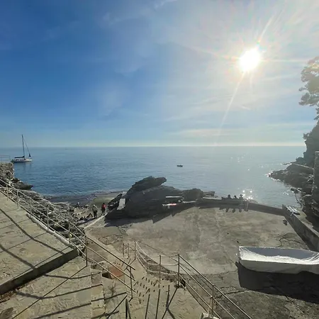 La Casa Di Samantha A Regina A Picco Sul Mare Con Piscina Pieve Ligure