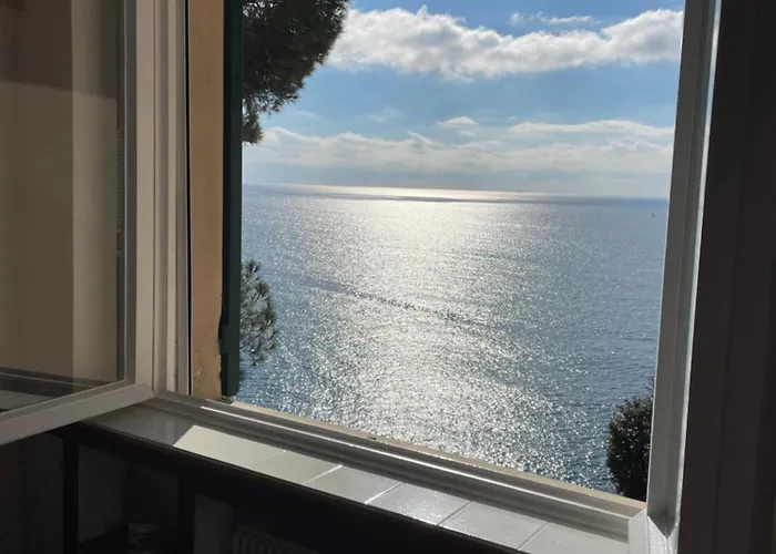La Casa Di Samantha A Regina A Picco Sul Mare Con Piscina * Pieve Ligure
