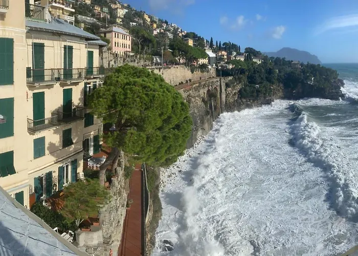 Lejlighed La Casa Di Samantha A Regina A Picco Sul Mare Con Piscina Pieve Ligure