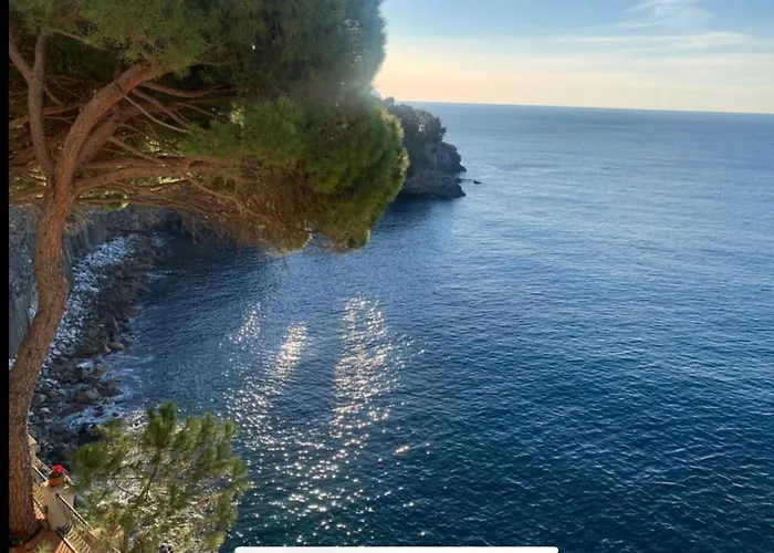 La Casa Di Samantha A Regina A Picco Sul Mare Con Piscina Pieve Ligure